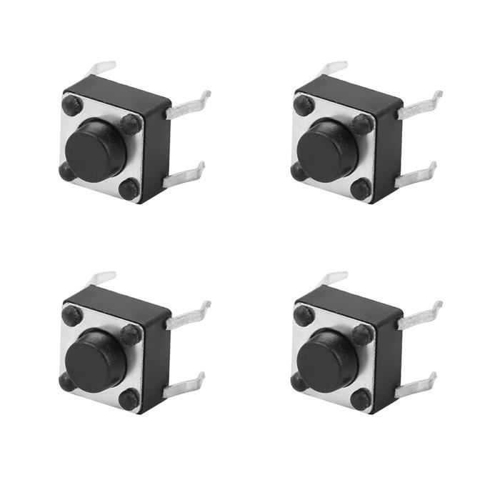 10 Value= 200pcs 6*6 Tact Switch Tactile Push Button Switch Kit, Height