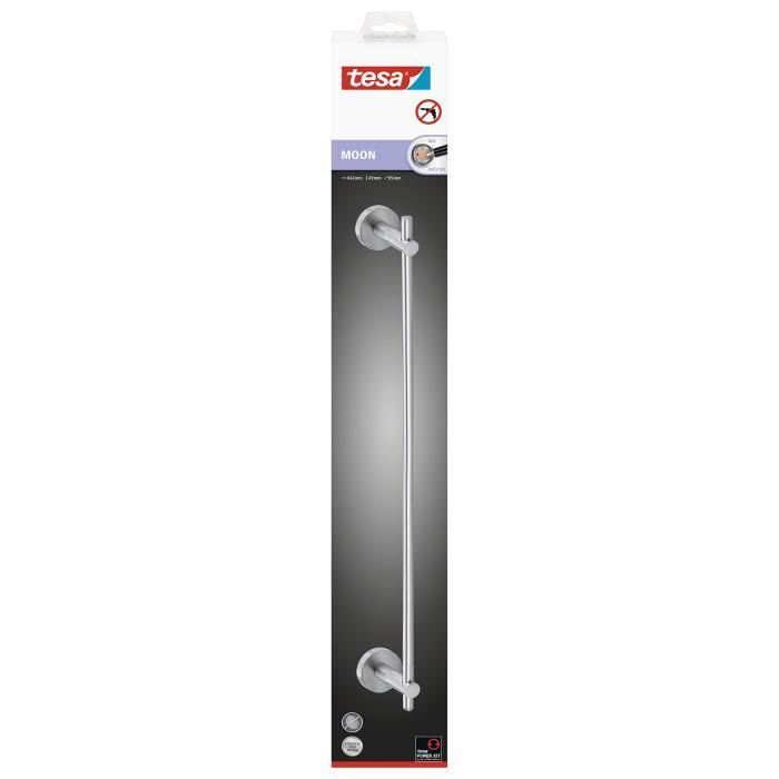 Porte-serviettes Tesa Moon Sans Perçage - Adhésif Acier Inoxydable - 125x185x50mm