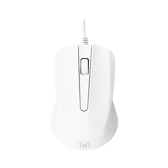 Souris Filaire T'N'B MSHARKWH – 1000 DPI, Ergonomique, 3 Boutons - vue 4