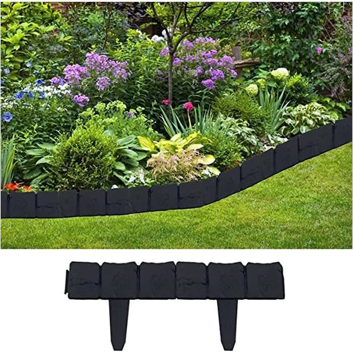 Bordure De Jardin Acier Inoxydable 304 – 1 Mètre Sans Creuser – Pour Pelouse Et Parterre – Flexible Et Durable