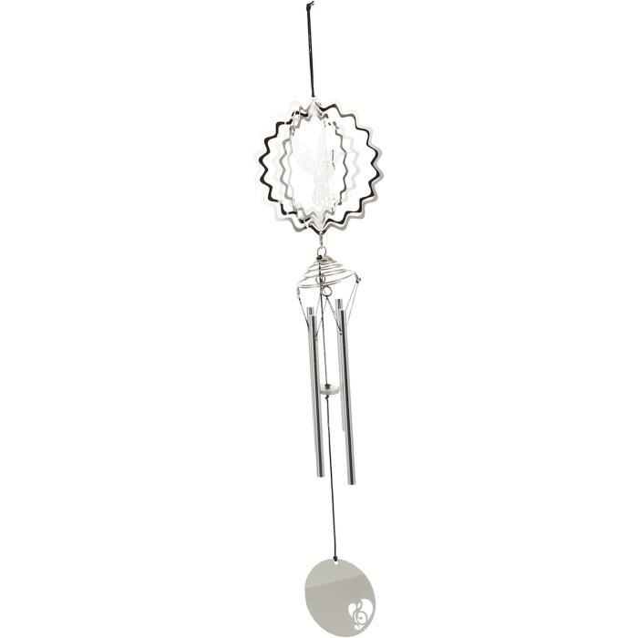 Carillon éolien D'extérieur Grand Ton Profond, 111,8 Cm, Carillon éolien De Condoléances Accordé Avec Mélodie Apaisante, Carillon Commémoratif Avec 6