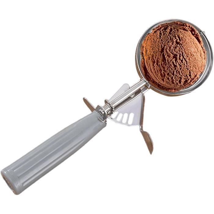 SUNNORN Petite Pelle à Biscuits, 1 Cuillère à Soupe Cuillère à Pâte à Biscuits, Petite Pelle à Biscuits, Cuillère à Melon, Bonnes Poignées Douces, Déclenchement Confortable