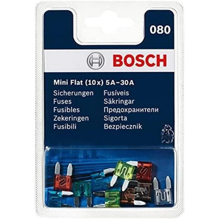 Bosch Pack De 10 Mini Fusibles De 5A À 30A[q28]