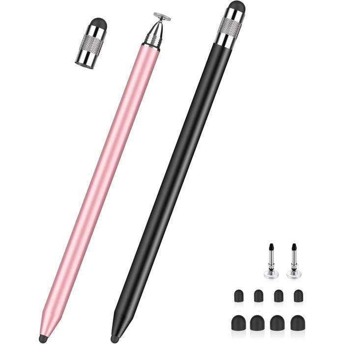 Stylets Tablette Pour Enfants - Lot De 2, Sans Pile, Pointe Silicone, Compatible IPad, IPhone, Kindle, Fire HD