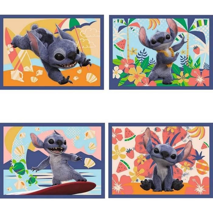 Puzzle - TREFL - Stitch, Le Film - 4 en 1 - Dès 4 ans - 579 g ...