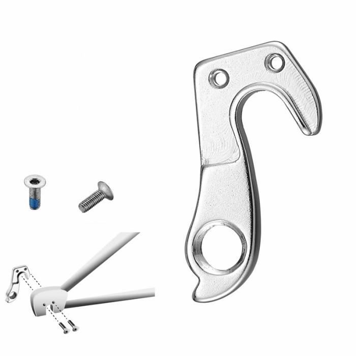 Patte de dérailleur GH-136 UNION - Gris - Adulte - Set de vis inclus