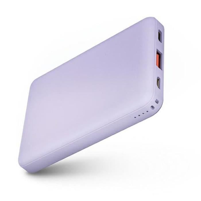 Batterie externe - Uniq Fuele Mini - 8000 mAh - USB-C 18W - Charge ultra-rapide - Lavande