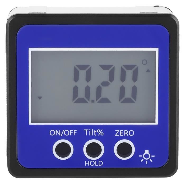 Rapporteur Numérique / Inclinomètre Digital - Avec écran LED Et Base Aimantée, Pour Bricolage Et Pro - 9