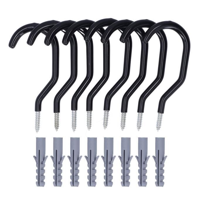 Crochet Velo XTUDOU® 6 Pièces Garage à Suspendre, Crochet Garage Sans PerçAge Accroche Velo Mural Garage