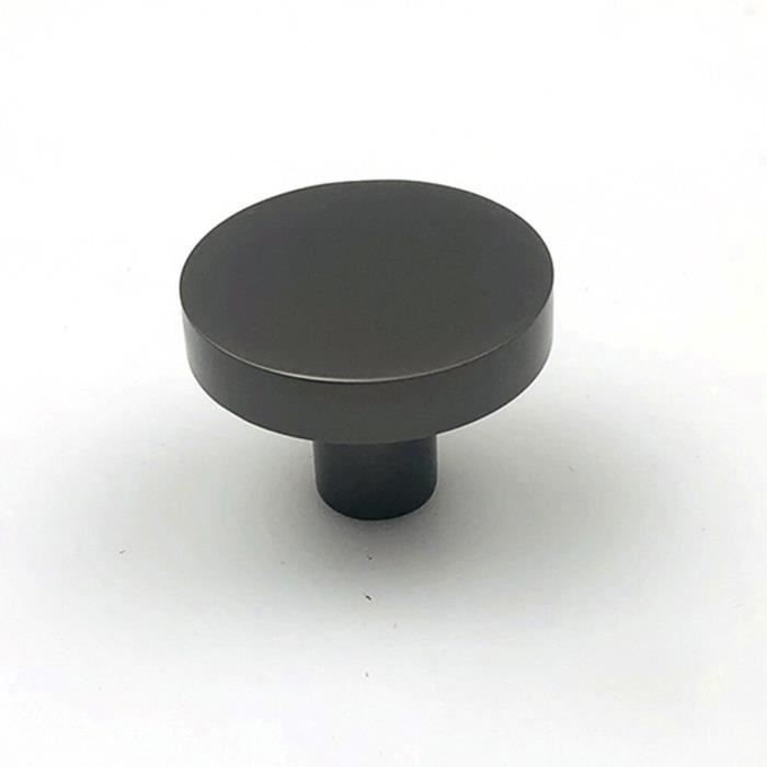 Lot De 10 Boutons De Meuble Noires Poignées De Meubles Noires Boutons