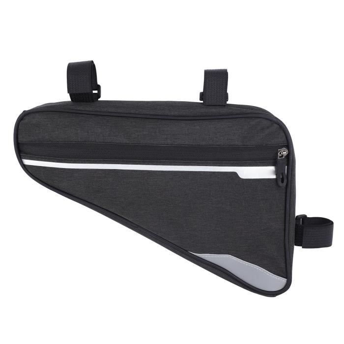 Sac De Cadre Triangle Pour Vélo – Polyester Imperméable, 31x20x6 Cm, 3 Sangles, Installation Rapide, Sans Outils
