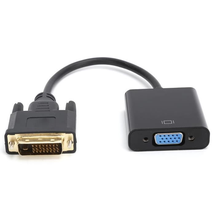 ADAPTATEUR DVI-A mâle - SVGA femelle