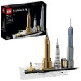 LEGO Architecture - New York - 21028 - Jeu de Construction 21028 - Statue de la Liberté - 598 pièces-1