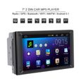 7 " Autoradio lecteur de voiture 2 Din Android 5.1 stéréo Radio Player MP5 avec GPS navigation multimédia BT WIFI AM - FM--Timequare-1