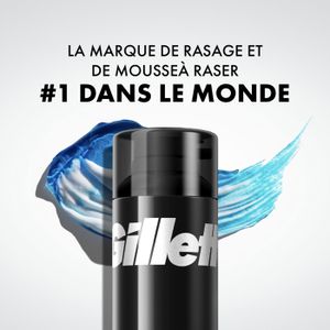Lot De 3 Mousses à Raser Gillette Classic Menthol - 50 G Chaque - Rasage Frais Et Facile
