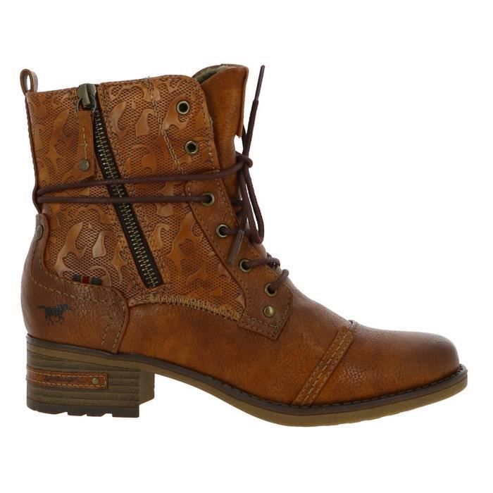 Bottines femme hiver Mustang Cdiscount