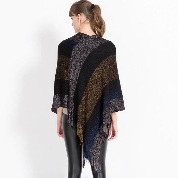 Poncho femme hiver 2019 2025