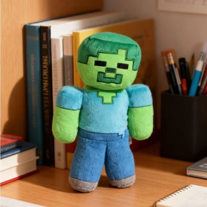 Mattel Minecraft Figurine en peluche de base 20cm, Lot de