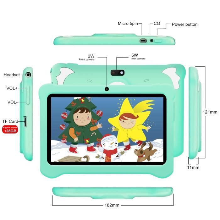Tablette Tactile Enfants 7'' Android 9.01