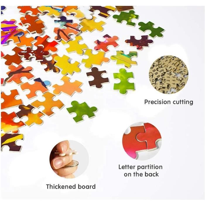 Jigsaw Puzzle 1000 Pièces Noir Blanc Oeil Déchirant Affiches Bois Jouets  pour Adultes Jeu De Décompression Gt212Cx 75x50cm - Cdiscount Jeux - Jouets