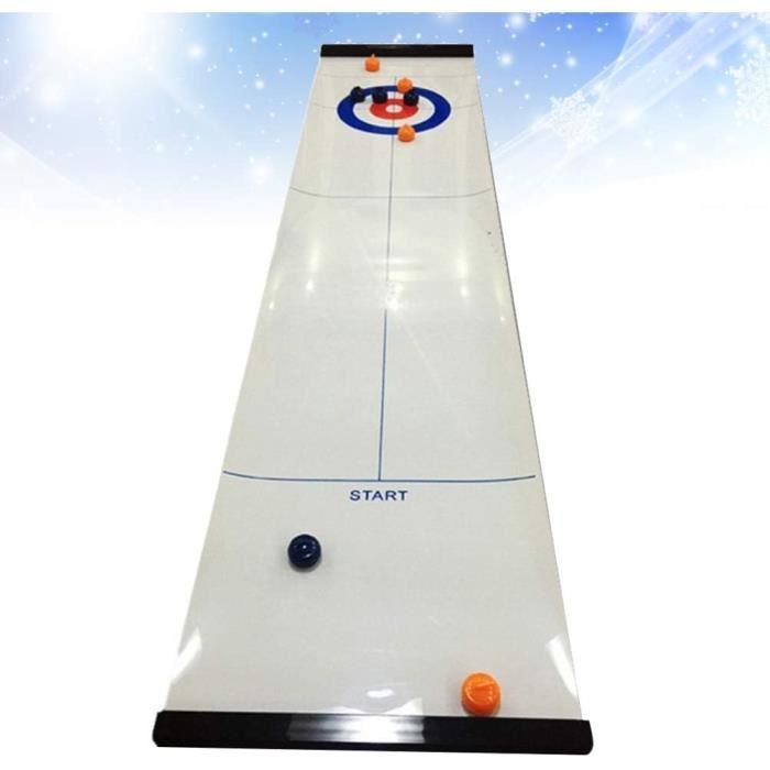 Jeu de Curling de Table, Jeux de Famille Curling Éducatif Interactif Portable Compétitif pour Intérieur pour Adultes