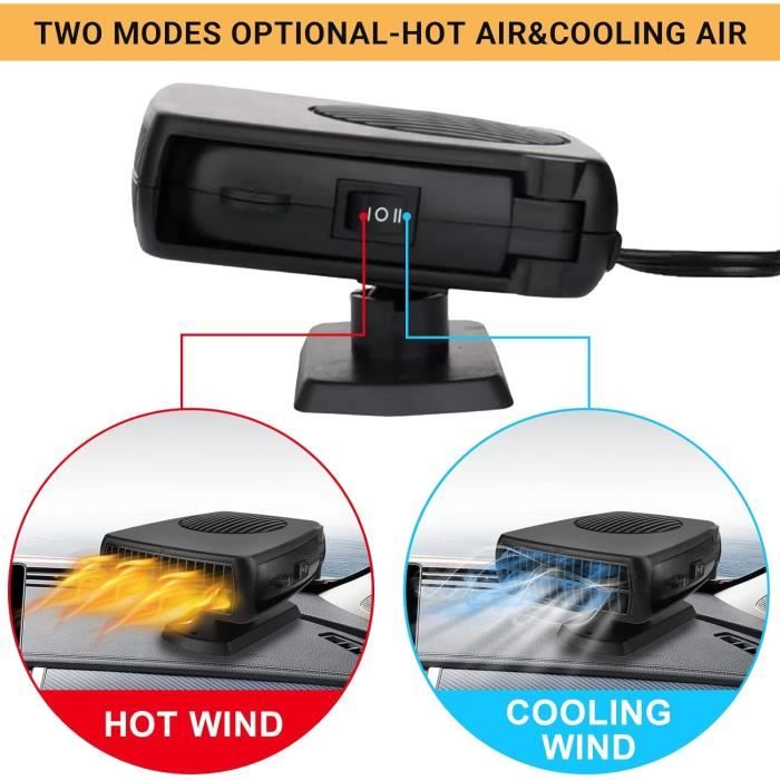 Chauffage De Voiture Portable 12V 200 W Chauffage Et