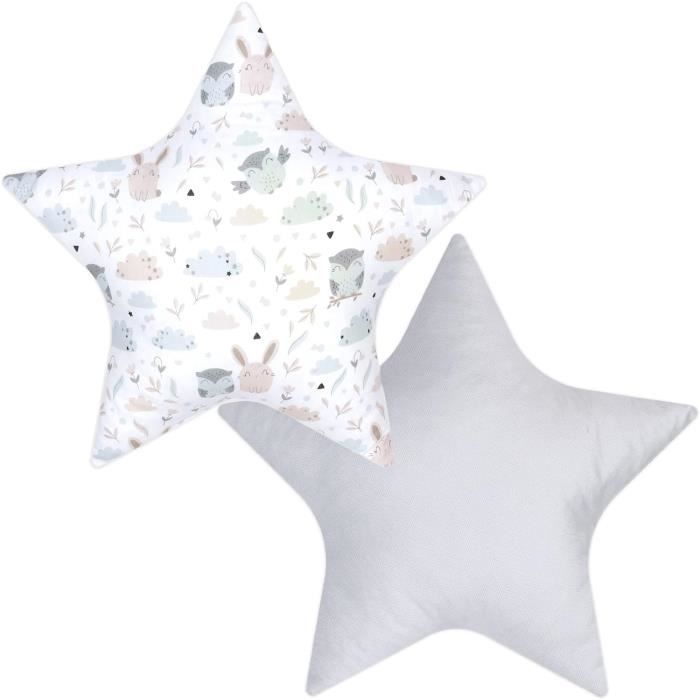 Coussin décoratif pour Chambre d'enfant 60 cm - Motif étoile