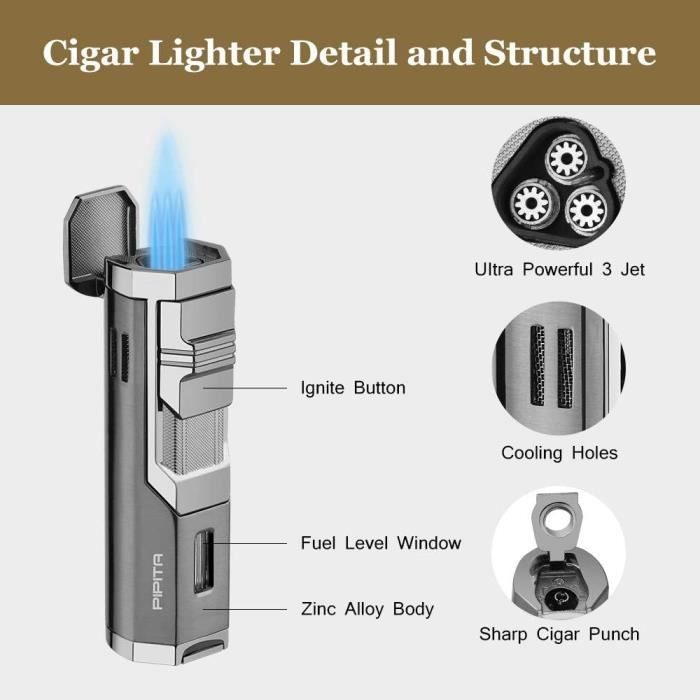 Jetflamme Lot de 4 briquets tempête rechargeables au gaz, cadeaux pour hommes, coupe-vent, long briquet électrique, pour bougies, barbecue, cuisine, cheminée (sans gaz Jetflamme Lot de 4 briquets tempête rechargeables au gaz, cadeaux pour hommes, coupe-vent, long briquet électrique, pour bougies, barbecue, cuisine, cheminée (sans gaz
