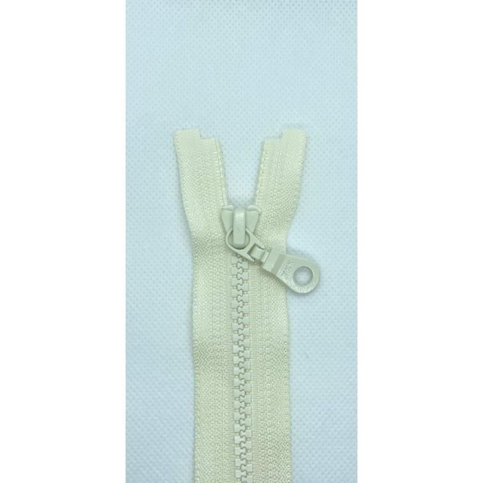 Li Ykk Fermeture Éclair En Plastique Avec Dents N°5 Divisible (121 Crème, 64 Cm)[L1675