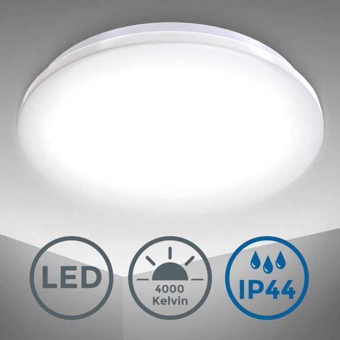 Plafonnier LED salle de bain LED/24W/230V 3000K IP44 blanc