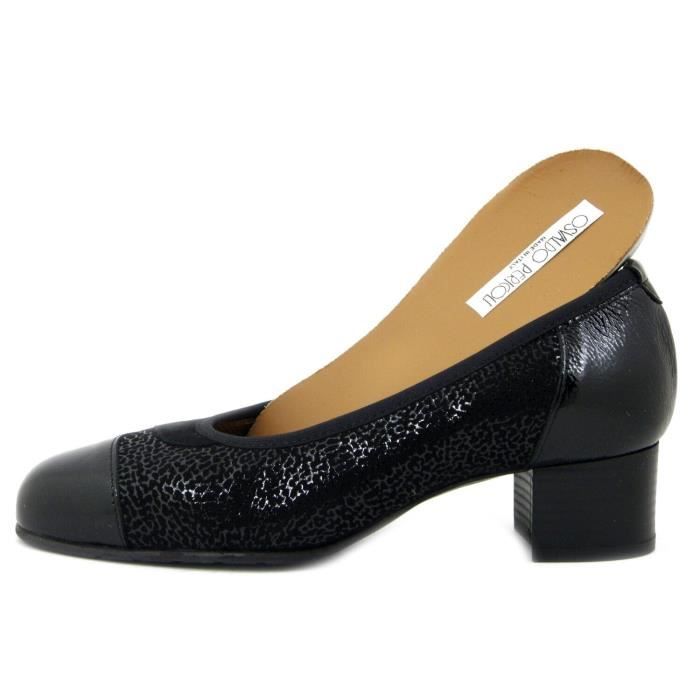 Think! Delicia_3-000358 Escarpins Femme En Cuir Tanné Sans Chrome - Semelle Amovible Confortable Et Durable