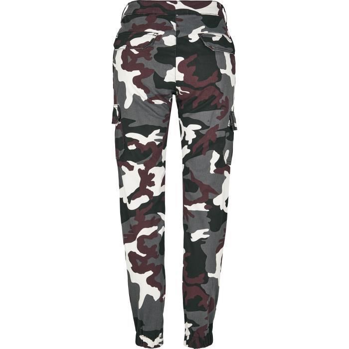 Pantalon bordeaux hotsell femme taille haute