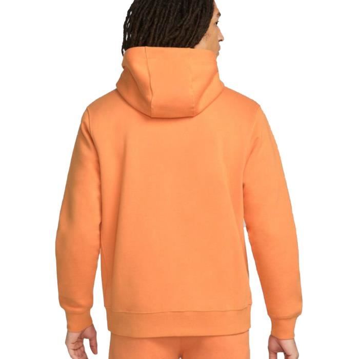 Sweat a capuche orange hot sale nike