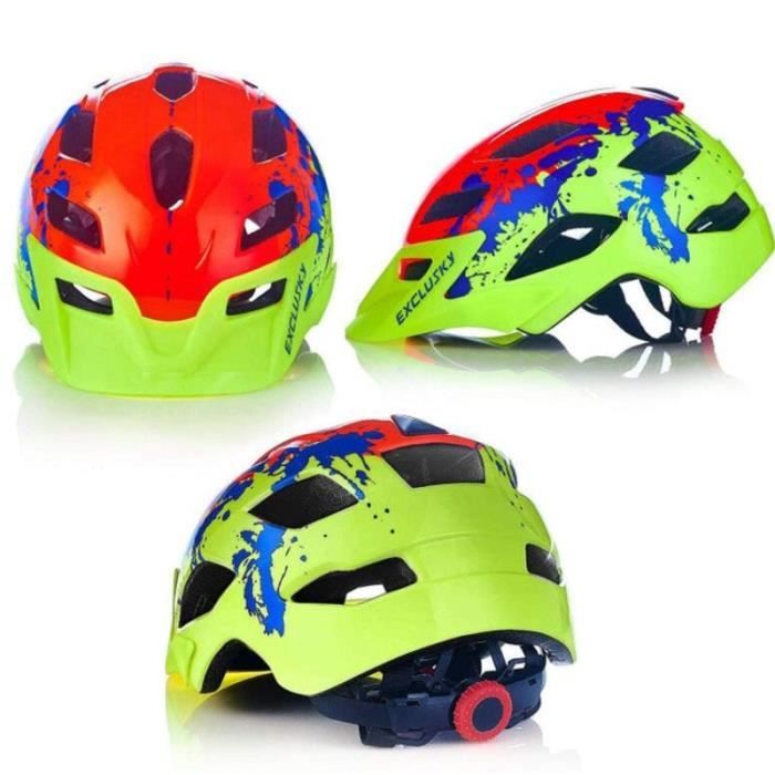 Casque Vélo Enfant 3D Coccinelle - Taille S (48-54 Cm) - 11 Trous De Ventilation - Matériau PC EPS - Pour 2-4 Ans