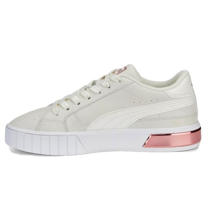 Puma Cali Star Glam Chaussures pour Femme 387679 02 Blanc