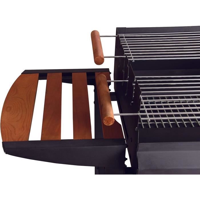 Brosse Et Grattoir Triangulaire Pour Barbecue - Long Manche, Métal, Nettoyage Profond Des Grilles, Portable