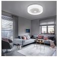 AIR-LIGHT CROWN - Ventilateur de plafond blanc Ø40cm 95W avec couronne d'éclairage LED-2