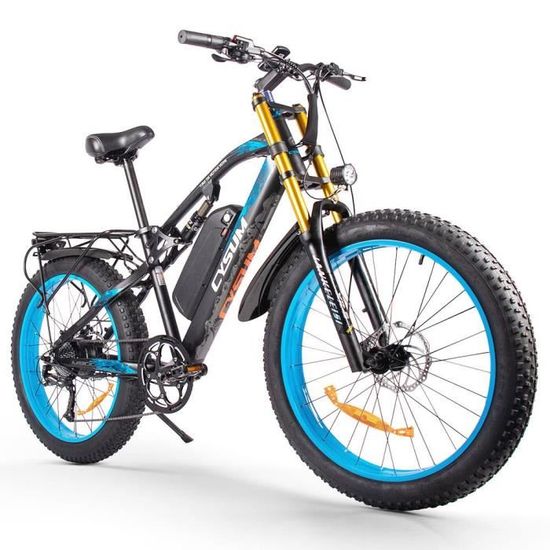 ION 26" VéLo ÉLectrique 48V 1000W 17AH Double Amortisseur Frein à Disque M900 VTT 