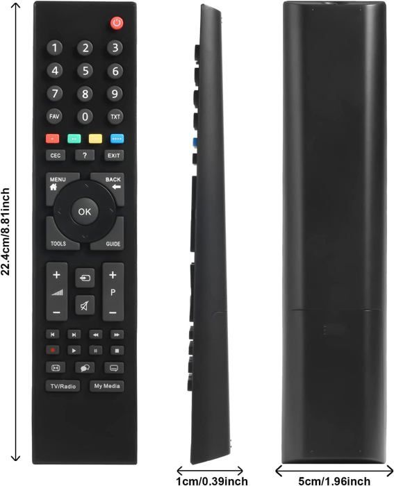 Telecomando Universale Re-Flix TS1187R Per TV Grundig &ndash; Sostitutivo Originale