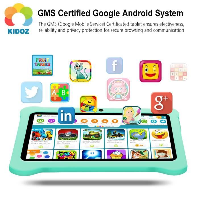 Tablette Tactile Enfants 7'' Android 9.02