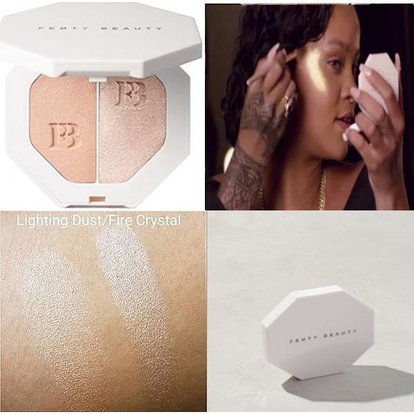 LIGHTNING DUST FIRE CRYSTAL Fenty Beauty by RIHANNA Killawatt Freestyle Highlighter and 1pcs Gift PURC 10ml Argan Oil Cdiscount Au quotidien