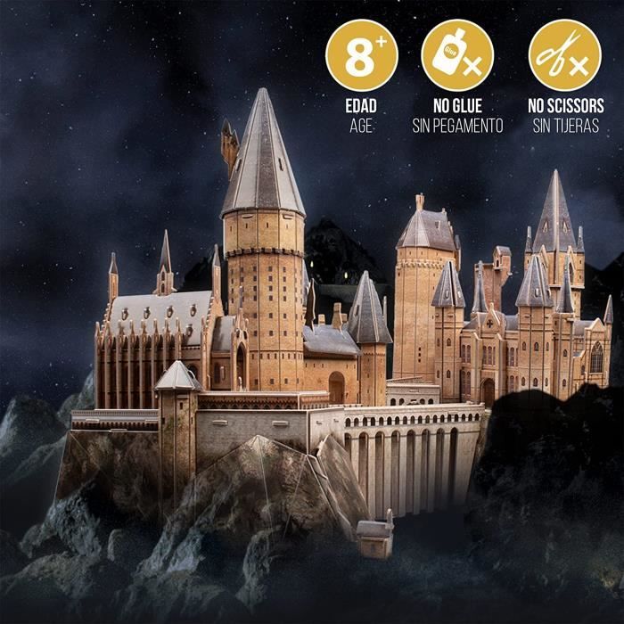 Puzzle 3D Harry Potter - Château de Poudlard 197 pièces - XTREM RAIDERS -  Cdiscount Jeux - Jouets
