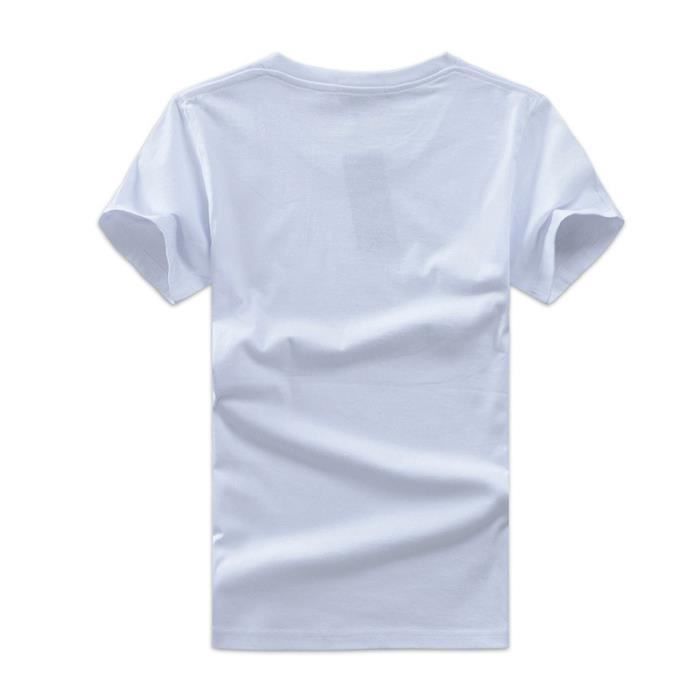 T shirt homme pas cher Col rond Grande taille Alphabet aigle