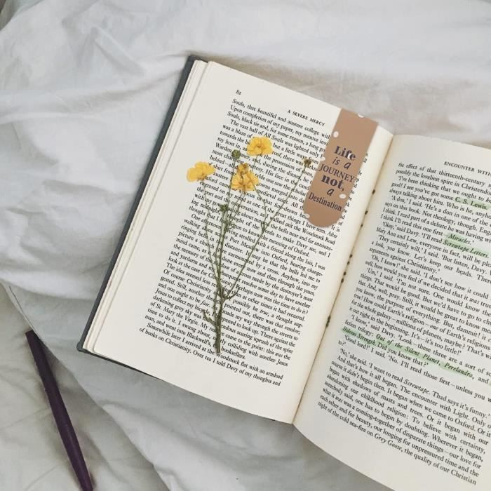 30 Marqueurs Magnétiques Motivation - Marque-pages Inspirants Pour Lecture