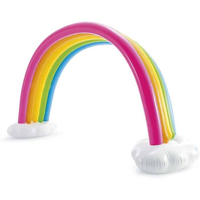 Arche D'arrosage Gonflable Arc-en-ciel – Jouet Aquatique été, PVC, Pour Piscine Et Jardin