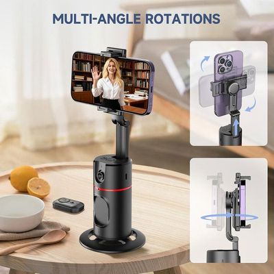 Stabilisateur 3 Axes Pour Smartphone Avec Trépied Et Lumière - Suivi Du Visage, Contrôle Gestuel - Pour Vidéos, Vlogs - 6