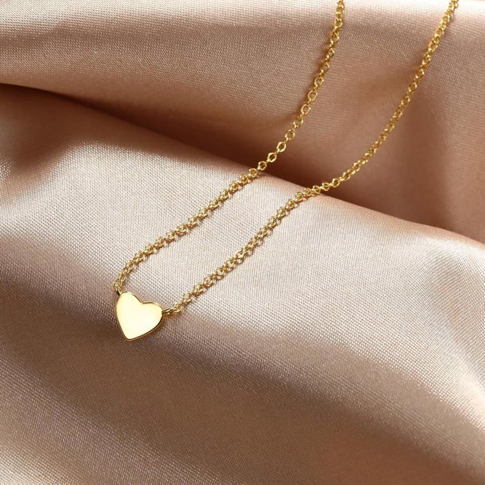 Collier Coeur Collier Argent Rose Femme Collier Cœur Surélevé Rose Argent 925/1000ᵉ Pandora FR