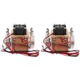 2 PCS DIY 120W TEC Peltier Refrigerateur Semi-Conducteur Climatisation Refroidissement Par Mouvement Comme montre