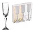 Coupe à Champagne 12.5 cl DIONY x 3 - 3 Flûtes Cristal Transparent 12.5 cl-0