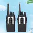 2pcs Talkie-walkie sans fil 98.4ft Radio Bidirectionnelle Interphone pour enfants Talkie-walkie pour enfants HB007-0